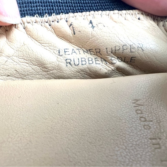 J Crew Women Mila ballerina flats grey/navy, sz made in Italy 9.5 - Picture 6 of 7